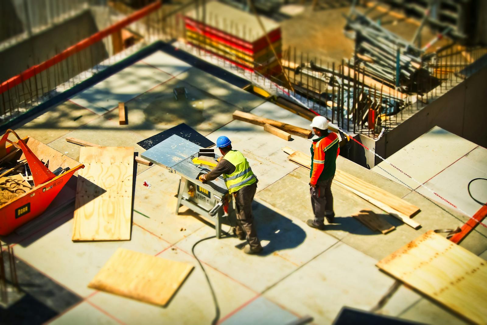 Large-scale structure under construction